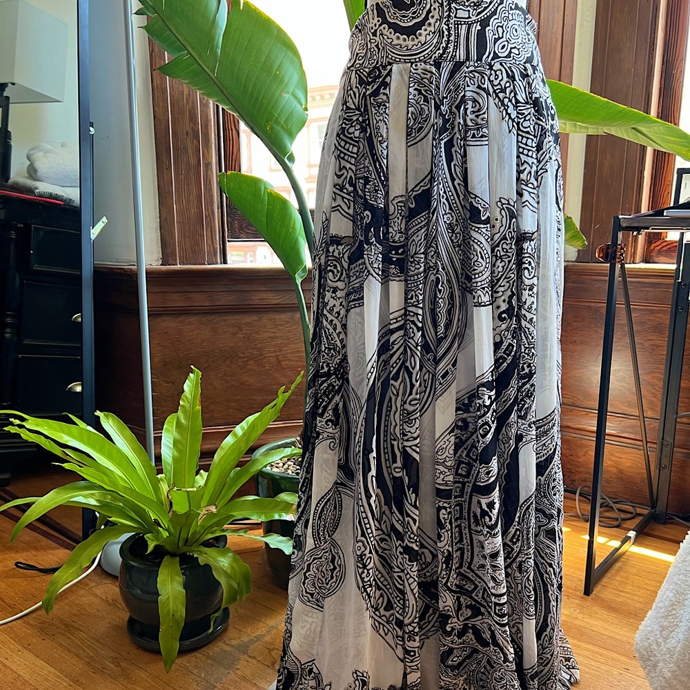 White House Black Market Maxi Shirt